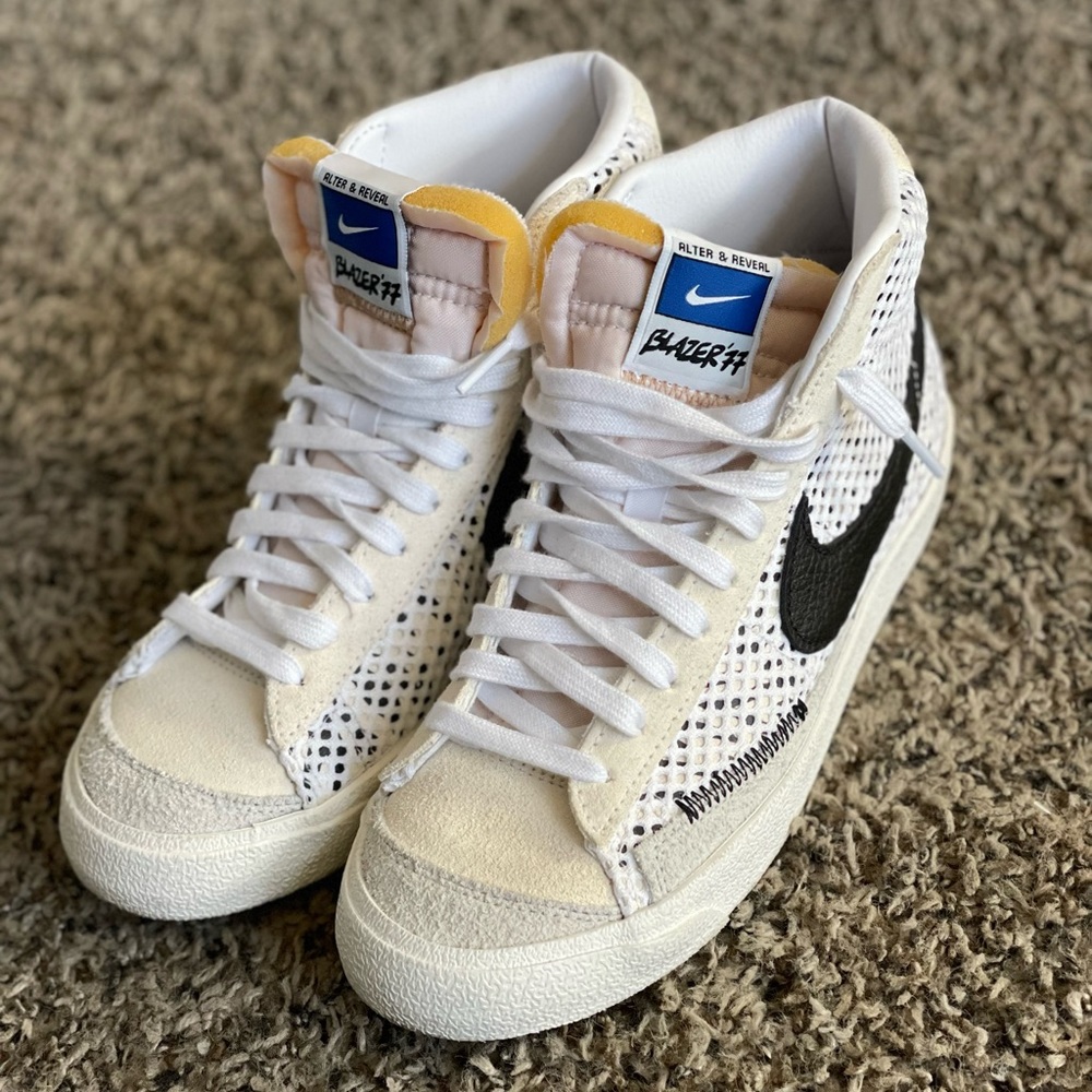 Nike Blazer Mid ‘77 GS White Black “Alter & Reveal” Size 6.5Y / 8W New